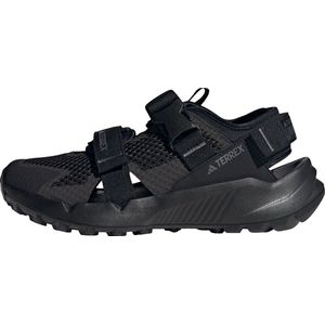 adidas Unisex Terrex Hydroterra Rocky Trails sandalen, Core Zwart/Core Zwart/Grijs Vier, 8 UK, Core Black Core Zwart Grijs Vier, 42 EU