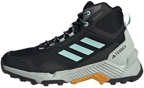adidas Eastrail 2.0 Mid Rain.rdy Hiking Schoenen Heren, Core Black Semi Flash Aqua Preloved Yellow