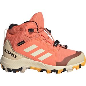 adidas Terrex Mid GORE-TEX Hiking Sneakers, uniseks, kinderen, Coral Fusion / Wonder White/Core Black