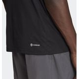 T-shirt - Zwart/Wit - Polyester/Katoen - AEROREADY