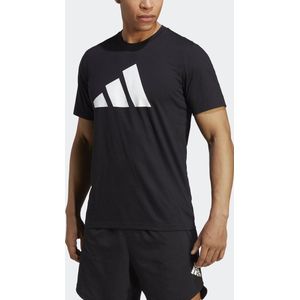 adidas Performance - T-shirt - Zwart - Polyester