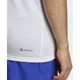 Adidas - Tr-es Fr T-shirt - Zwart - 70% Gerecycled Polyester, 30% Katoen