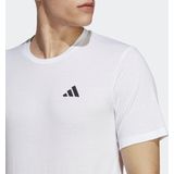 Adidas - Tr-es Fr T-shirt - Zwart - 70% Gerecycled Polyester, 30% Katoen