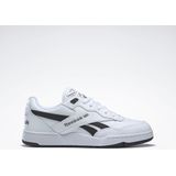 Reebok - BB 4000 II - Trainers - Wit Zwart - Leer - Textiel Voering - Rubberen Zool