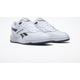 Reebok - BB 4000 II - Trainers - Wit Zwart - Leer - Textiel Voering - Rubberen Zool