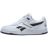 Reebok - BB 4000 II - Trainers - Wit Zwart - Leer - Textiel Voering - Rubberen Zool