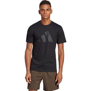adidas Performance - T-shirt - Zwart - Polyester