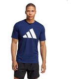Adidas - Tr-es Fr Logo T-shirt - Zwart - Gerecycled Polyester/Katoen