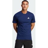 Adidas - Tr-es Fr - T-shirt - Grijs - 70% Gerecycled Polyester, 30% Katoen