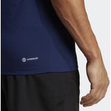 Adidas - Tr-es Fr - T-shirt - Grijs - 70% Gerecycled Polyester, 30% Katoen