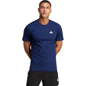 Adidas - Tr-es Fr - T-shirt - Grijs - 70% Gerecycled Polyester, 30% Katoen