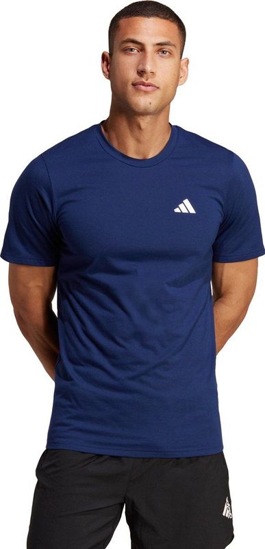 Adidas - Tr-es Fr - T-shirt - Grijs - 70% Gerecycled Polyester, 30% Katoen