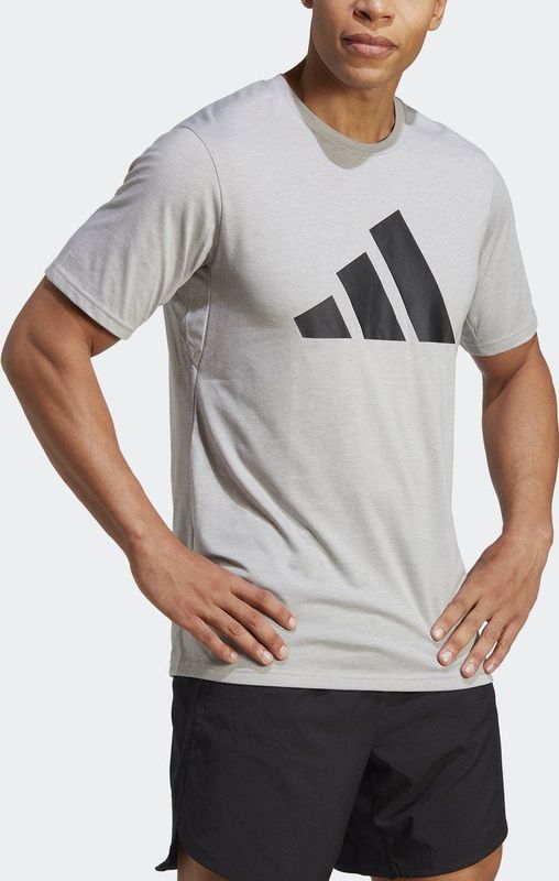 adidas Performance Train Essentials Feelready Logo Training T-shirt - Heren - Grijs