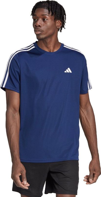 adidas Performance Train Essentials 3-Stripes Training T-Shirt - Heren - Blauw