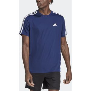 adidas Performance Train Essentials 3-Stripes Training T-shirt - Heren - Blauw- T