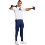 Adidas - Train Essentials 3-Stripes - Sportbroek - Zwart - Gerecycled Materiaal