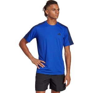 adidas Performance Train Essentials 3-Stripes Training T-shirt - Heren - Blauw