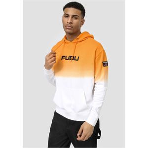 FUBU Sweatshirt  oranje / zwart / wit