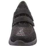 Waldläufer - 626K31 - Klittenbandschoenen - Zwart - Leer