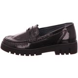 Waldlaufer - H-serena - Instappers - Zwart - Lakleer - Uitneembaar Voetbed