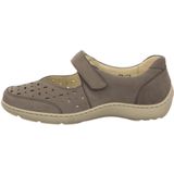 Waldläufer - Klittenbandschoen - Taupe - Dames - Leren Instapper