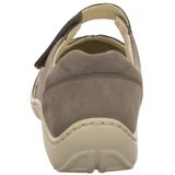 Waldläufer - Klittenbandschoen - Taupe - Dames - Leren Instapper