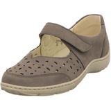 Waldläufer - Klittenbandschoen - Taupe - Dames - Leren Instapper