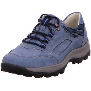 Waldläufer - 471000-H-Holly - Casual Schoenen - Lichtblauw - Leer/Stof