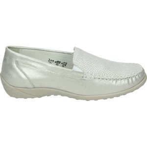 Waldlaufer - 640004 K - Instappers - Zilver - Glad Leer - Wijdte K