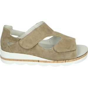 Waldlaufer 650802 K-NELLY - Sandalen met hakDames Sandalen - Kleur: Taupe - Maat: 37