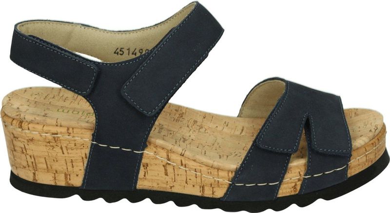 Waldläufer - 773001 - Casual Schoenen - Marine - Leer