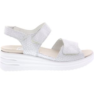 Waldlaufer Dames Sandalen H-dina Zilver - Comfortabele Sandaal met Uitneembaar Voetbed