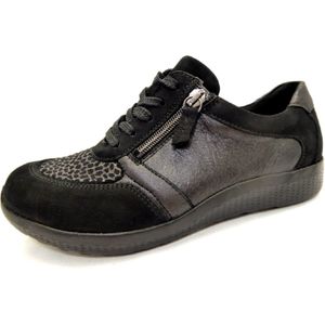 Waldläufer - OrthoTritt - Dames Sneaker - Zwart - Wijdte M