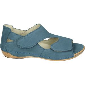 Waldlaufer 342024 Heliett - Sandalen met hakDames Sandalen - Kleur: Blauw - Maat: 38.5