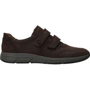 Waldläufer - Haslo - Sneaker - Zwart en Grijs - Leer - Comfortbreedte H