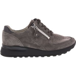 Waldlaufer - Hiroko - Veterschoenen - Grijs - Suede - Stretchleer