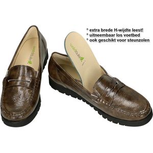 Waldlaufer - 549002 H-Hegli - Instappers - Taupe - Lac - Rubber Zool