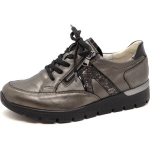 Waldläufer - 626001 - Veterschoenen - Zwart - Leer