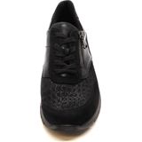 Waldläufer - 626K02 Veterschoenen - Zwart - Leer Combi