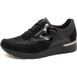 Waldläufer - 626K02 Veterschoenen - Zwart - Leer Combi