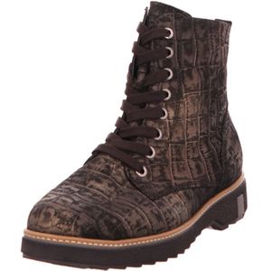 Waldläufer Dames Veterboot - 683801-113-038 Bruin - Wijdte K - Maat 8 (42)