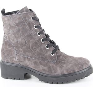 Waldläufer - 716801 Dames Veterboots - Sportief - Kleur - Materiaal