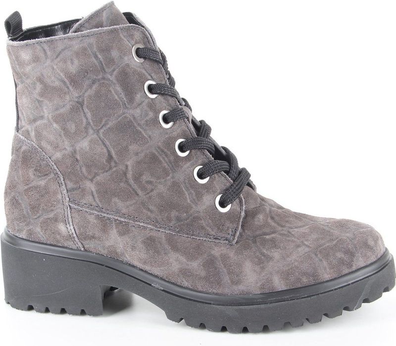 Waldläufer - 716801 Dames Veterboots - Sportief - Kleur - Materiaal