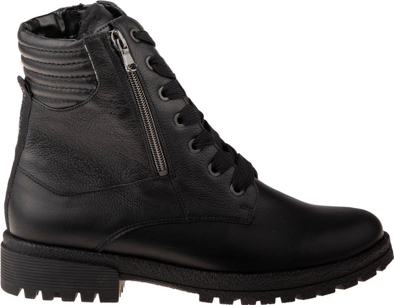 Waldläufer - 743807 - Veterschoenen - Schwarz - Leder