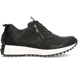 Waldläufer - 797004 - Veterschoenen - Zwart - Leer