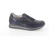 Waldläufer - 923019-302-194 - Veterschoenen - Blauw - Suède - Rubber Zool