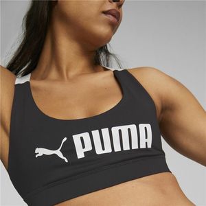 Puma - Mid Impact Fit - Sportbeha - Zwart - Medium Ondersteuning