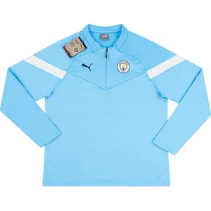 Manchester City Puma 1/4 Zip Training Fleece Top maat Large