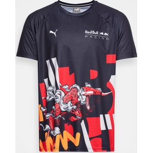 PUMA - RED BULL RACING DOUBLE BULL T-SHIRT - Night Sky - Maat L