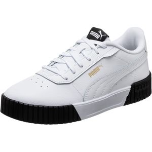 PUMA Carina 2.0 sneakers voor Dames, Goud/Zwart/Wit